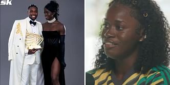 Noah Lyles' girlfriend Junelle Bromfield responds after facing criticism over keeping the American updated about Jamaican track athletes