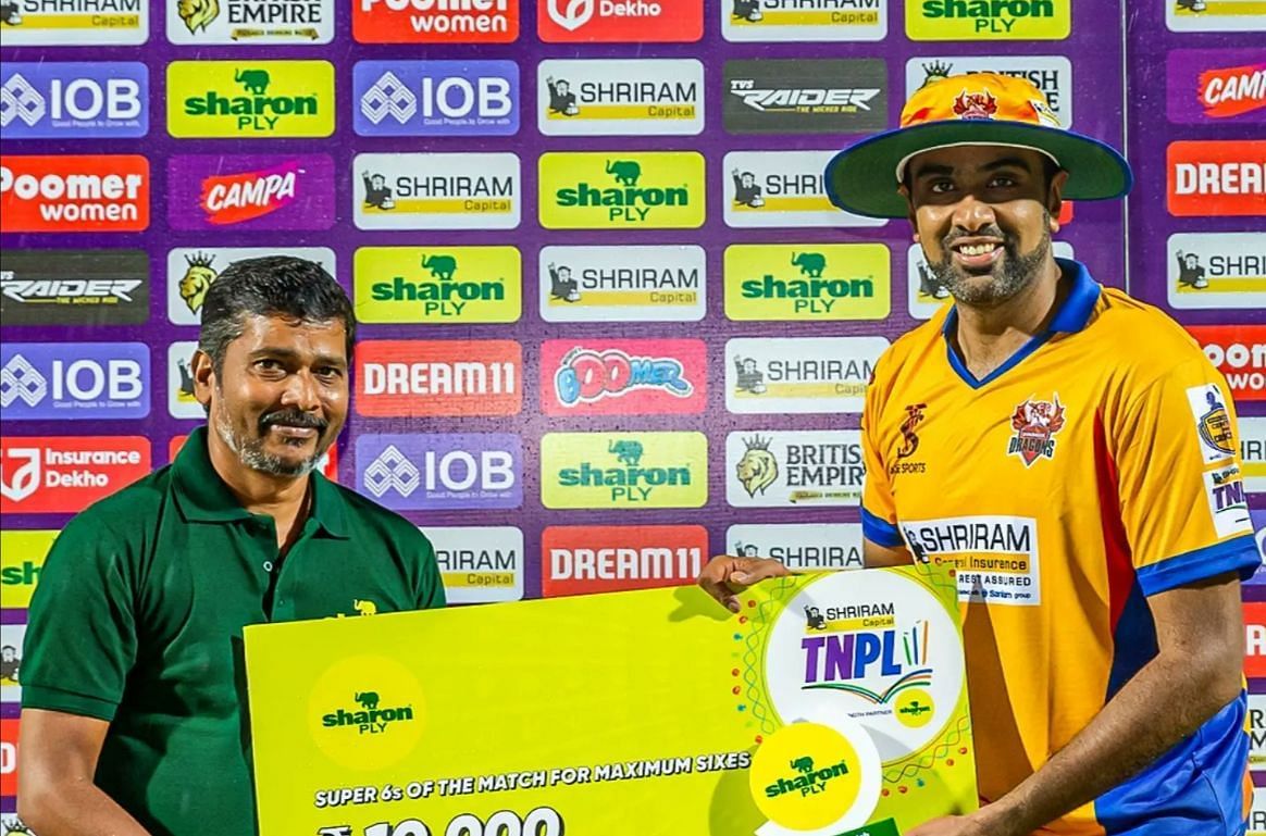 Ravichandran Ashwin of Dindigul Dragons (Credits: X/TNPremierLeague)