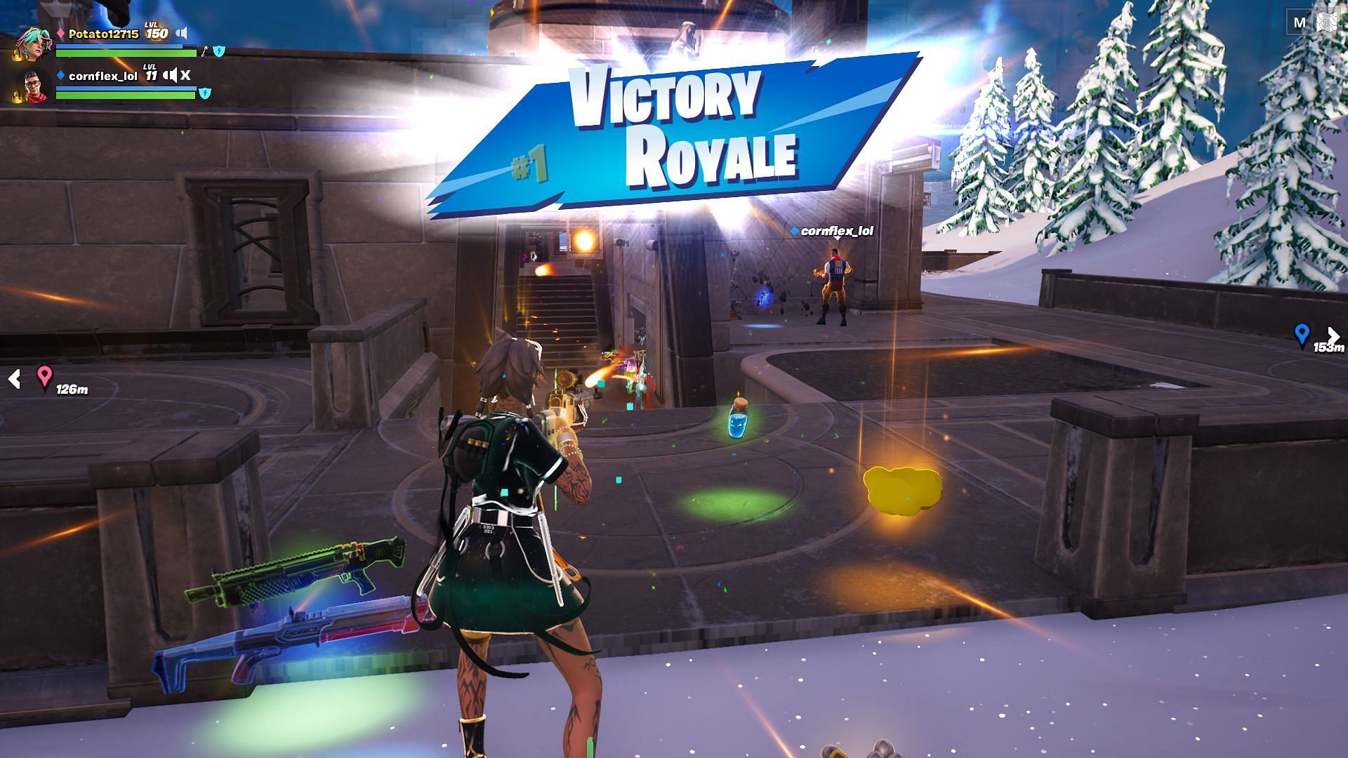 Secure a Victory Royale to gain points (Image via Epic Games)