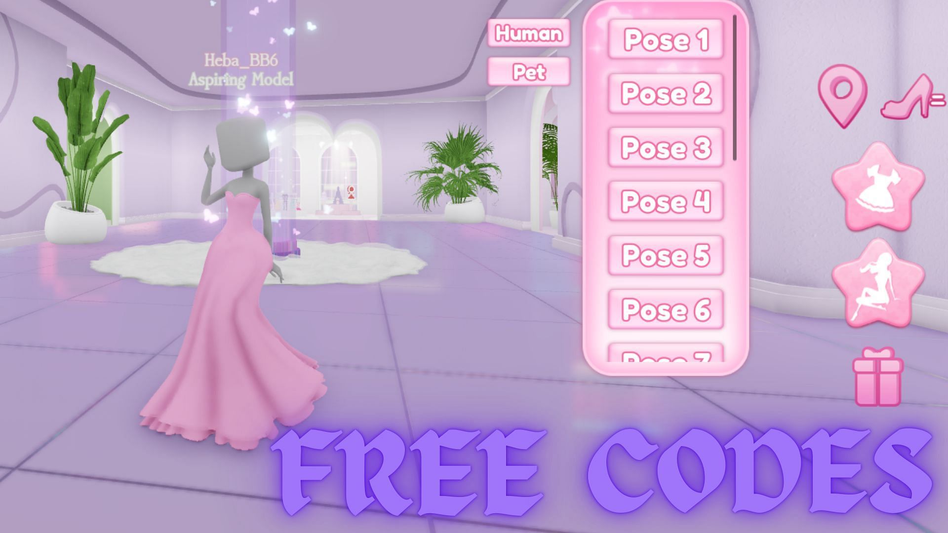 Free Active codes in It Girl (Image via Roblox || Sportskeeda)