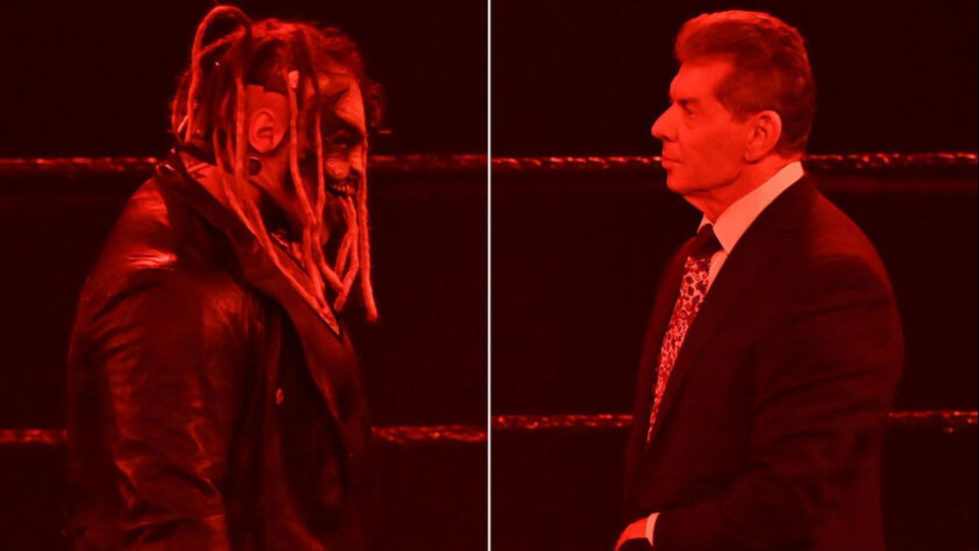 The Fiend and former WWE Chairman Vince McMahon [Photo credit: WWE]