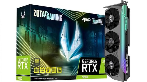 ZOTAC GeForce RTX 3080 AMP Holo graphics card (Image via Zotac)