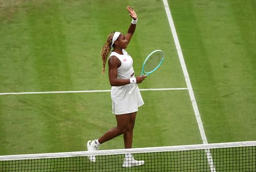 Coco Gauff at the 2024 Wimbledon. (Photo: Getty)