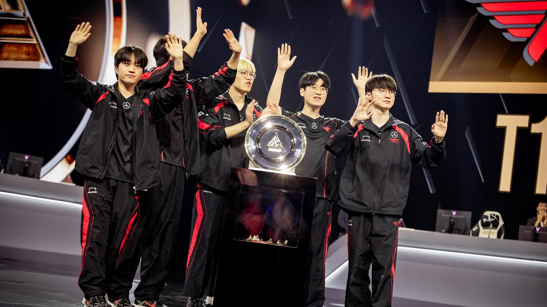 T1 wins the LoL tournament at the Esports World Cup 2024 (Image via EWC)