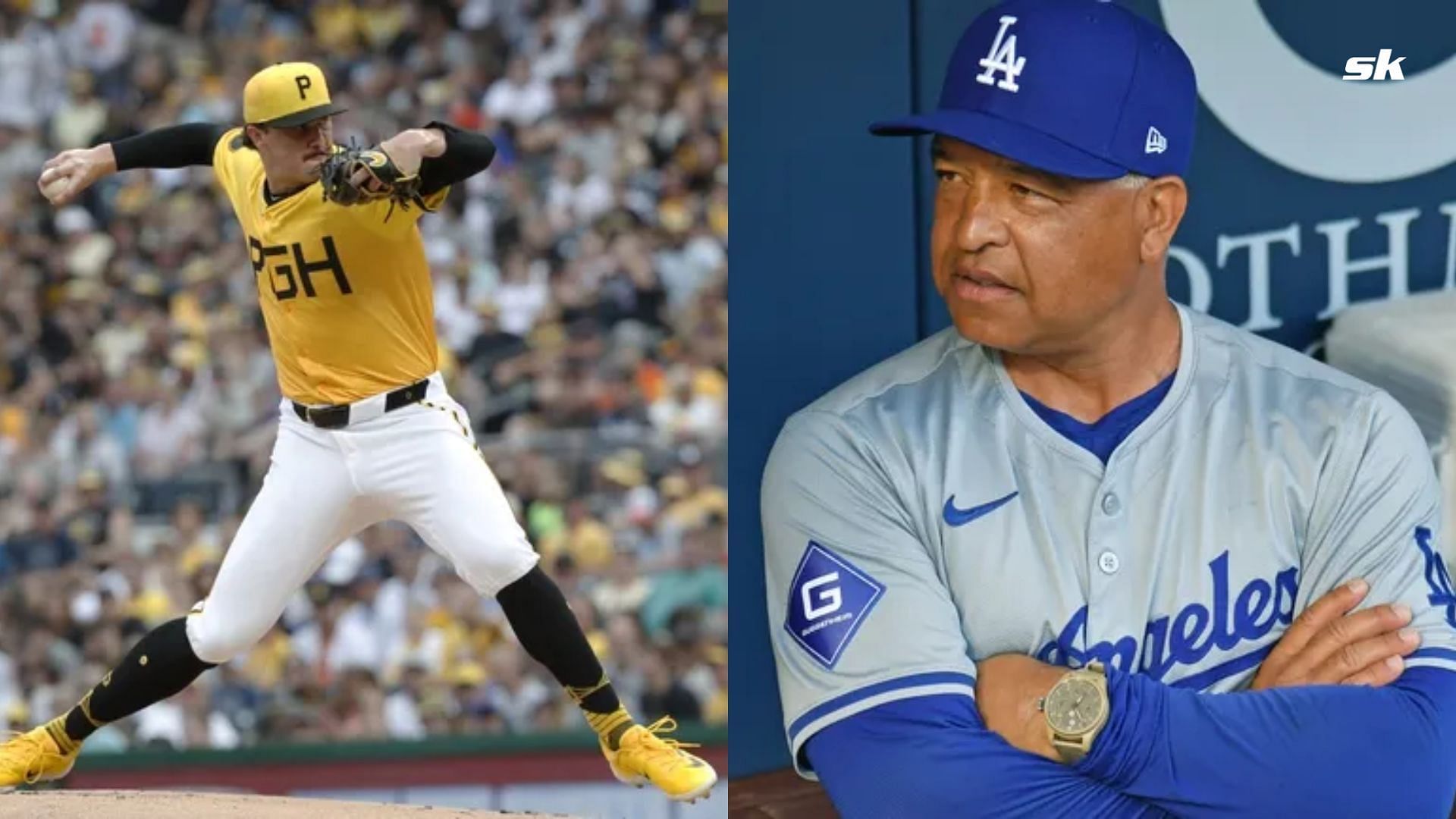 Pittsburgh Pirates Ace Paul Skenes &amp; Los Angeles Dodgers Manager Dave Roberts