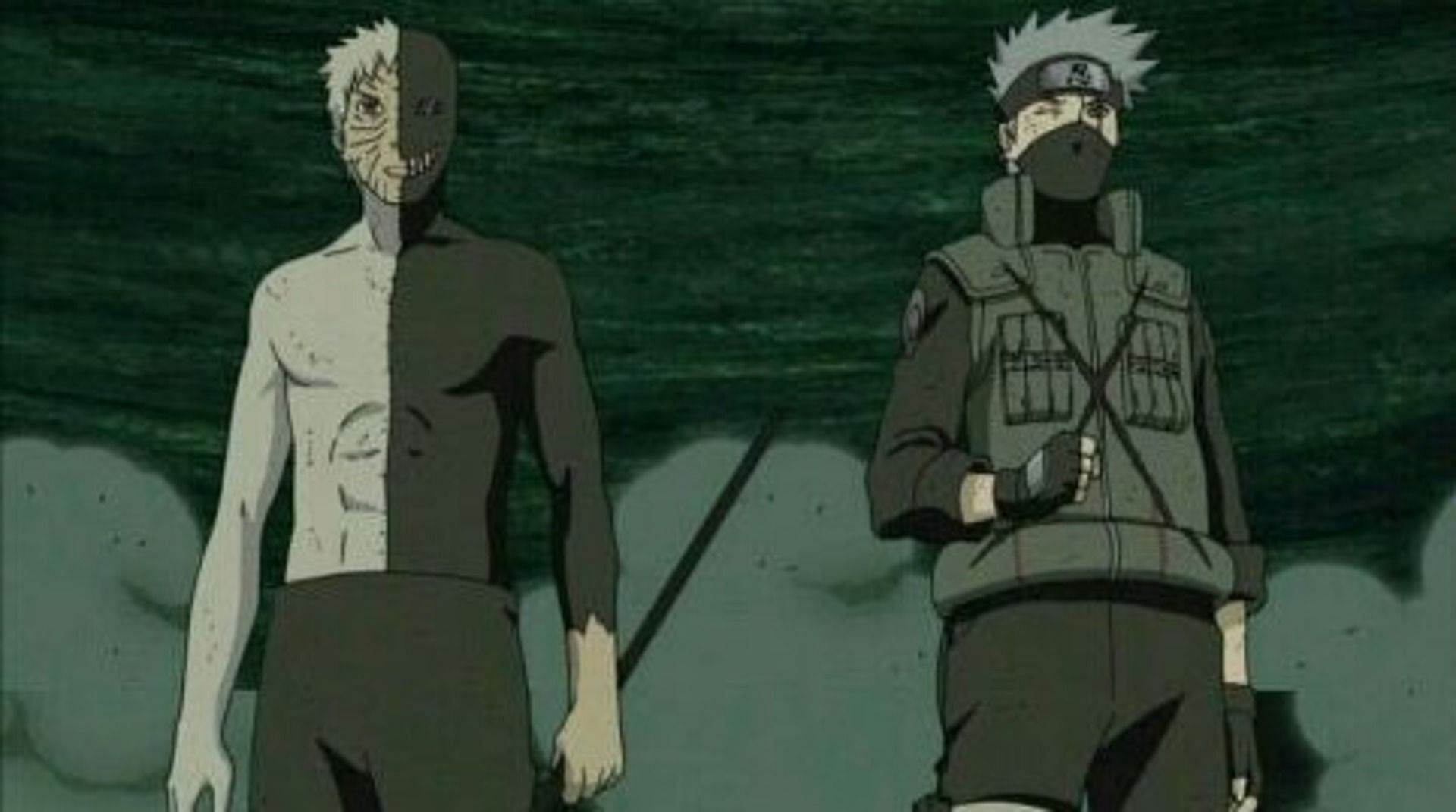 Obito Uchiha and Kakashi Hatake (Image via Pierrot)