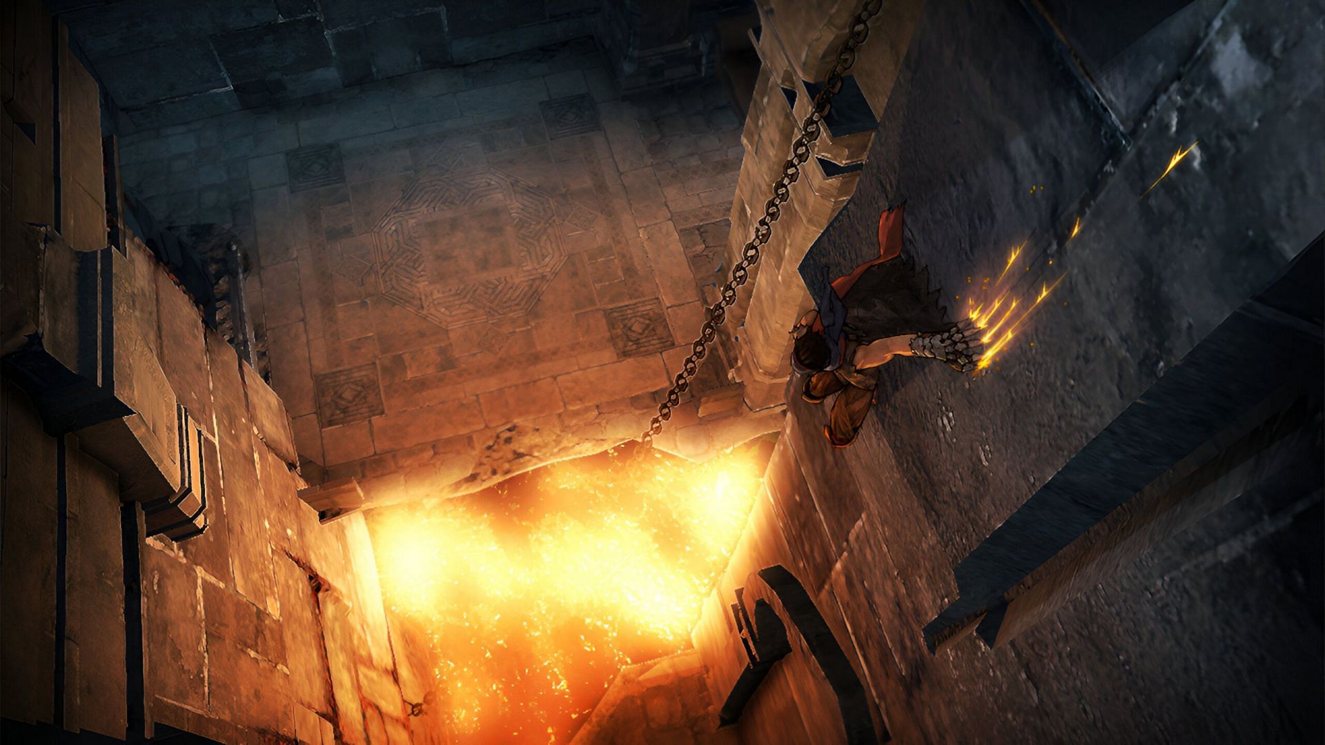 The gauntlet in action in Prince of Persia (2008) (Image via Ubisoft)