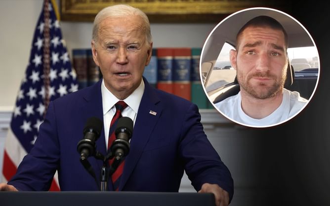 "They brought that dead body on stage" - Sean Strickland rips into Joe Biden in reaction to 2024 presidential debate, endorses Donald Trump