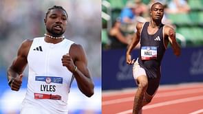 Noah Lyles vs Quincy Hall: Comparisons between the two American athletes as they head to the Paris Olympics