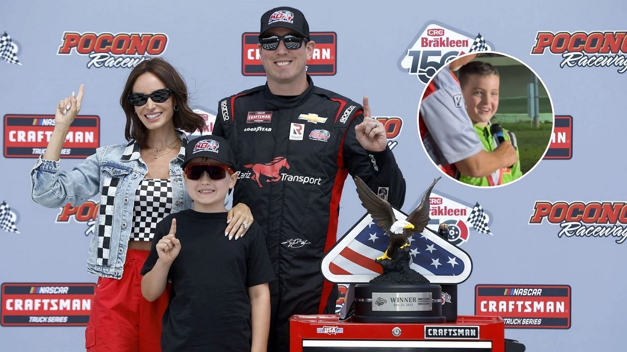 Samantha Busch and family (Background Image Source: Getty and Second Image from Instagram/@samanthabusch)