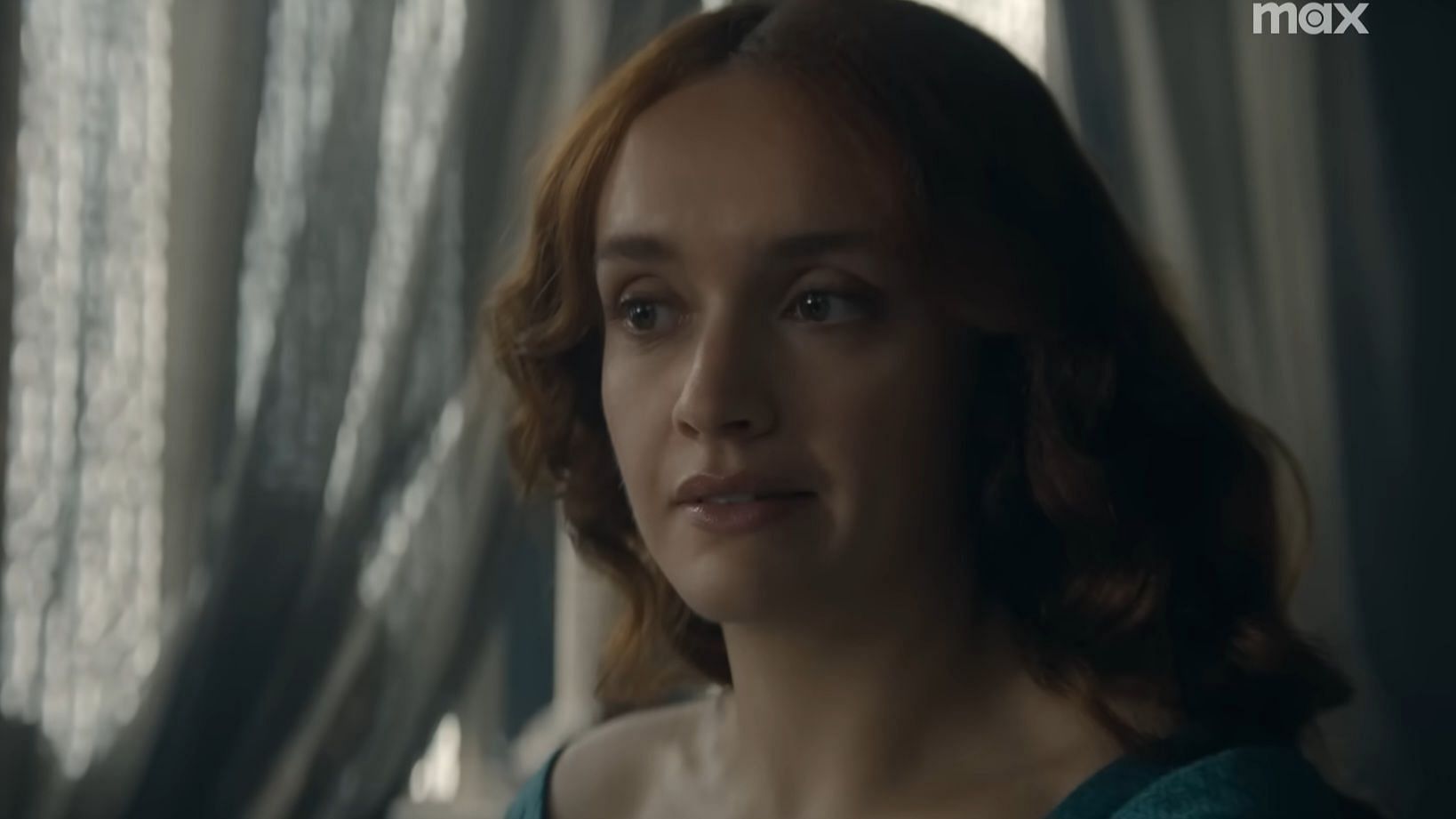 Olivia Cooke as Alicent Hightower in House of the Dragon Season 2 Episode 7 (via YouTube / HBO Max)