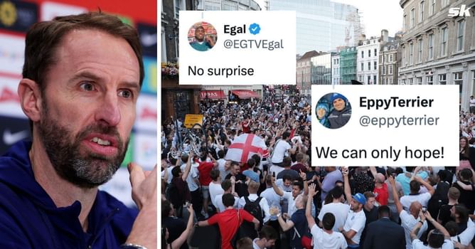 “We can only hope!”, “No surprise” - Fans react as Gareth Southgate makes decision on continuing as England manager after Euro 2024
