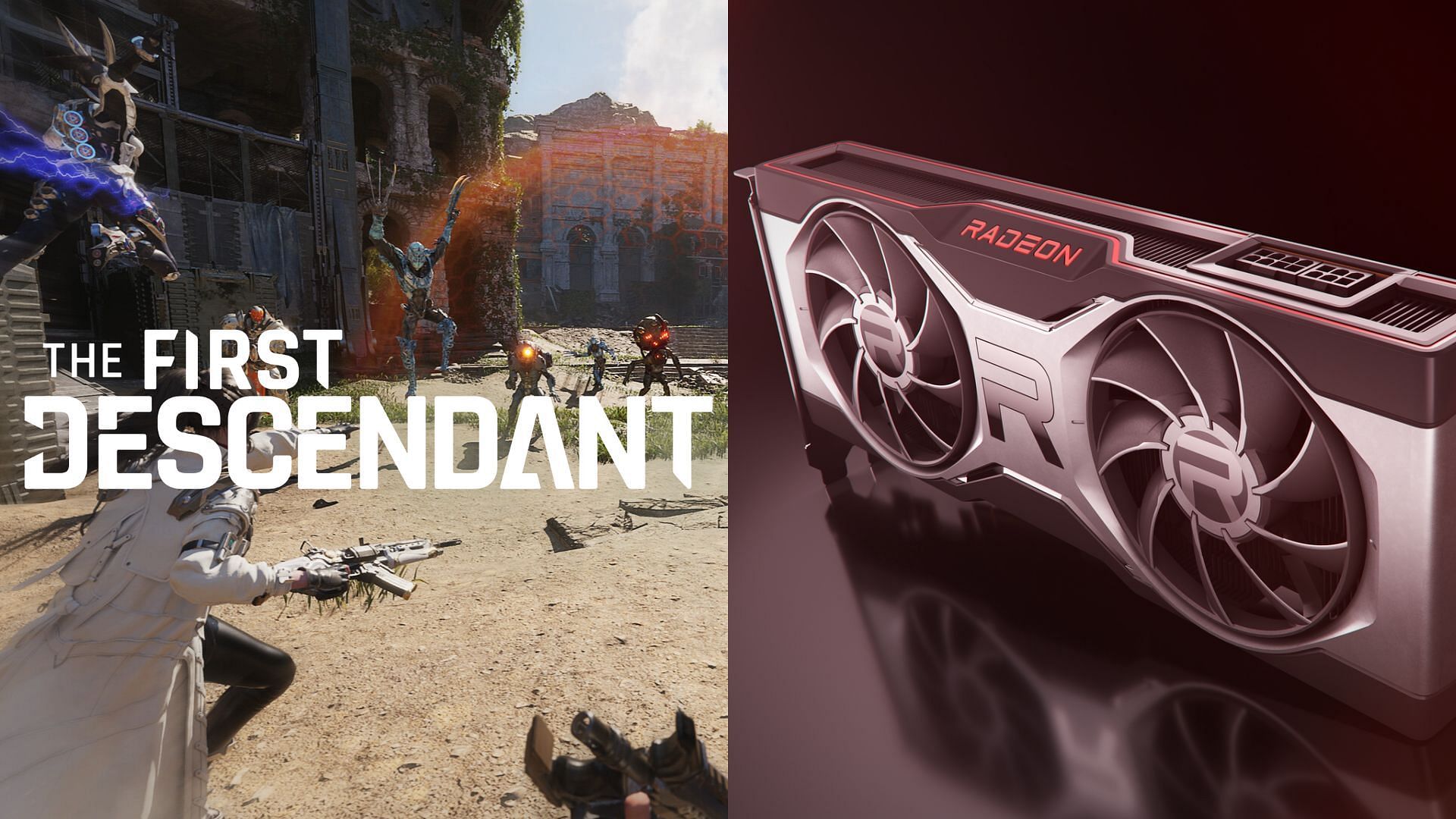 The RX 6700 XT and RX 6750 XT can play The First Descendant at 1440p (Image via AMD and Nexon Games)