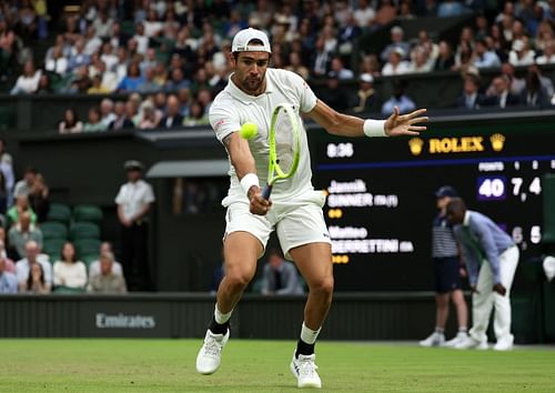 Matteo Berrettini at Wimbledon 2024. (Photo: Getty)