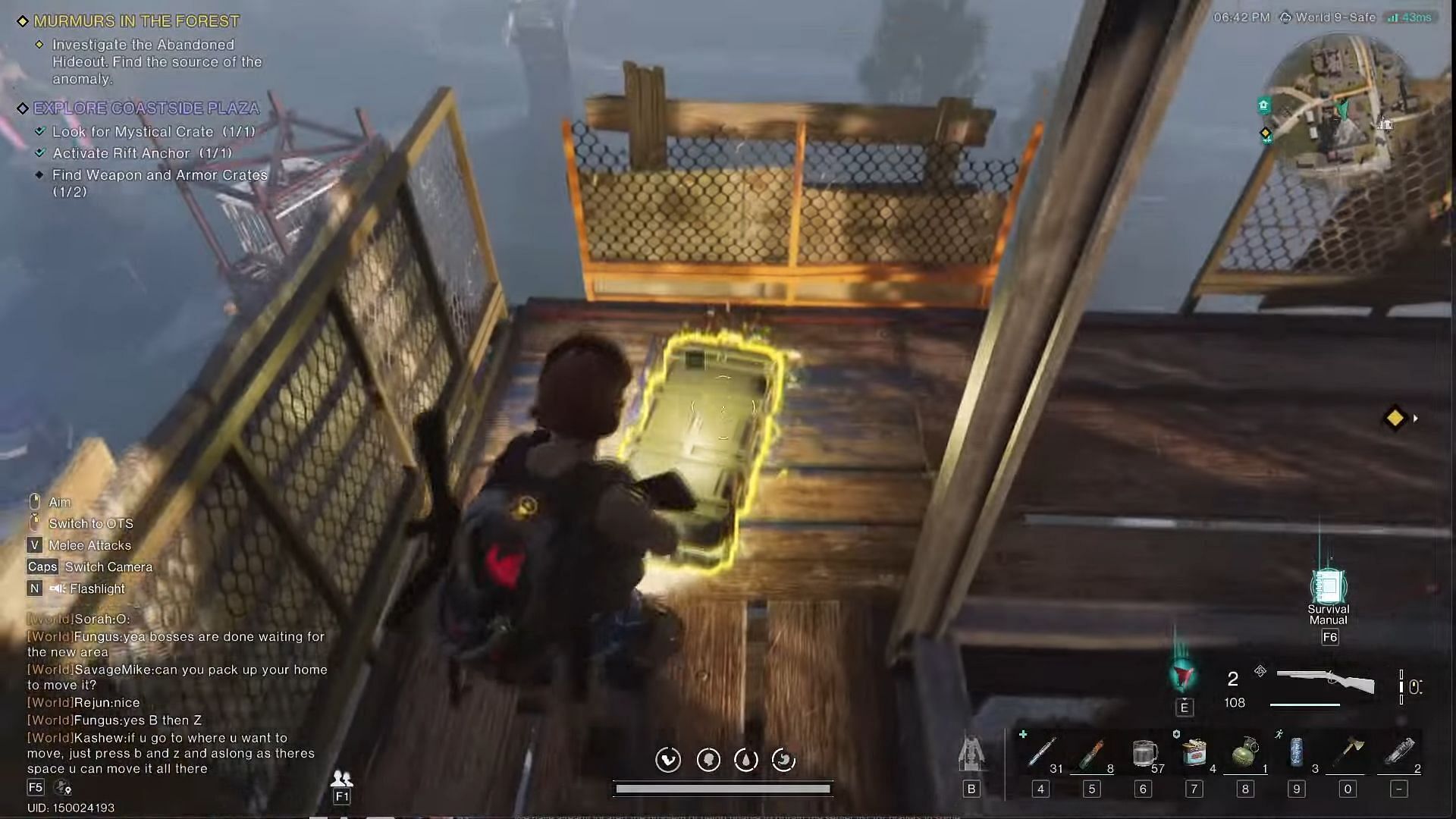 the crate on the top of the hospital (Image via Starry Studio|| YouTube/ Quick Tips)