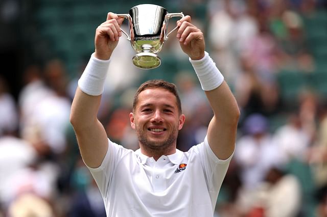 Alfie Hewett at Wimbledon 2024. (Photo: Getty)