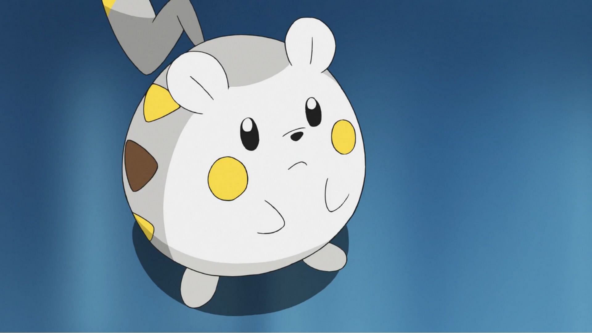 Togedemaru in the anime (Image via TPC)