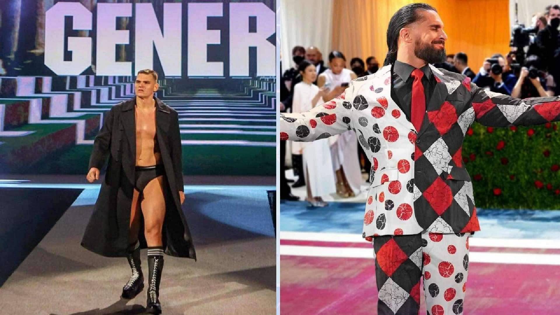 Gunther and Seth Rollins