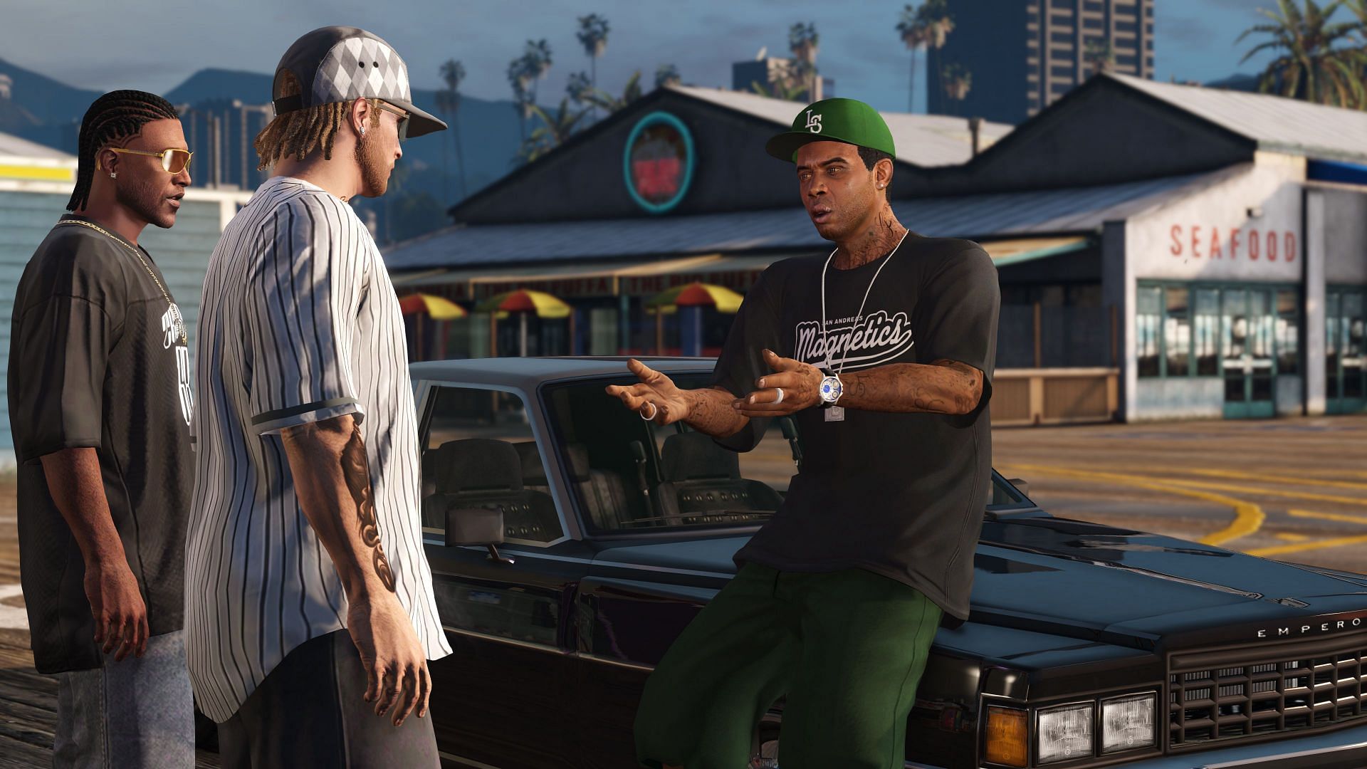 Lamar can also be thrown back into the mix as a CGF member (Image via Rockstar Games)