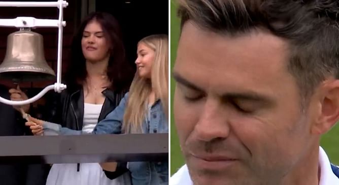 [Watch] James Anderson gets emotional ahead of his farewell game as his daughters ring bell at Lord’s before ENG vs WI 1st Test