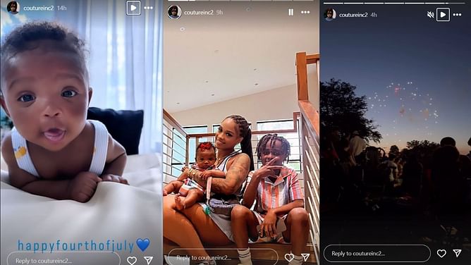 Anthony Edwards's girlfriend Jeanine Robel shares daughter's wholesome 4th of July greetings
