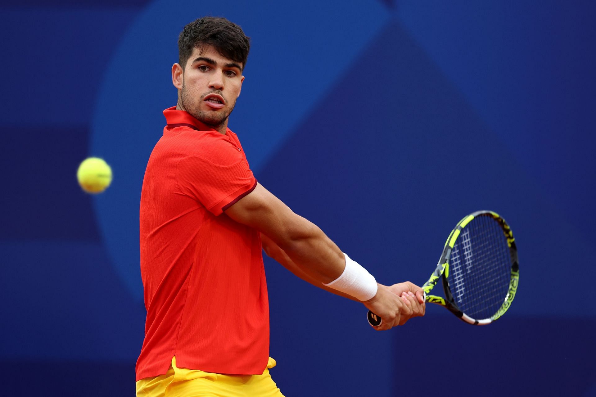 Carlos Alcaraz at the Paris Olympics 2024. (Photo: Getty)