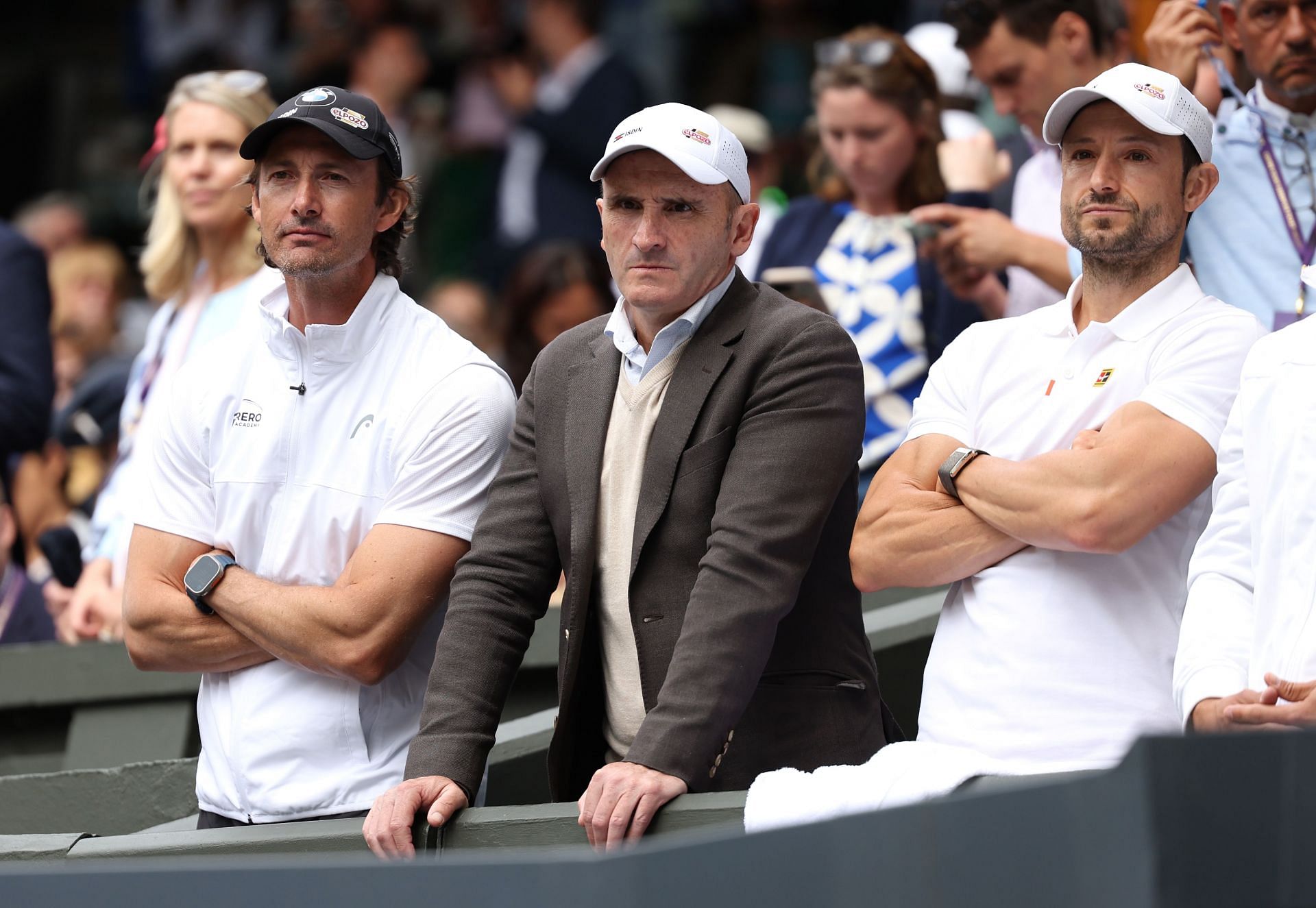 (L-R) Juan Carlos Ferrero, Albert Molina, and Juanjo Moreno (Image Source: Getty)