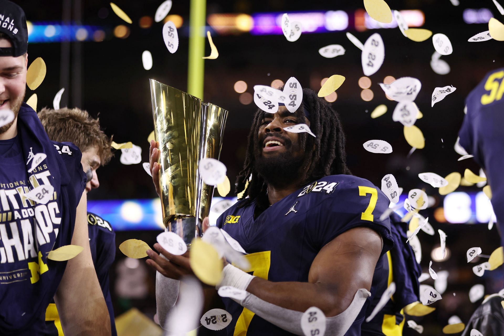 Michigan Wolverines RB Donovan Edwards (Source: Getty)