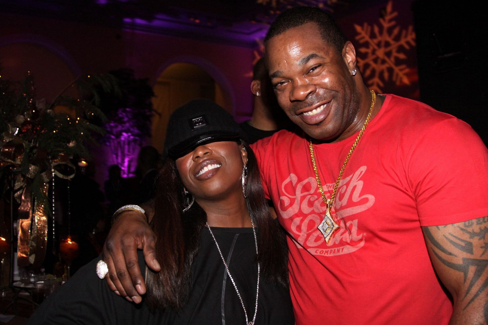 Monami 2012 Holiday Celebration - Source: Getty and Busta Rhymes.