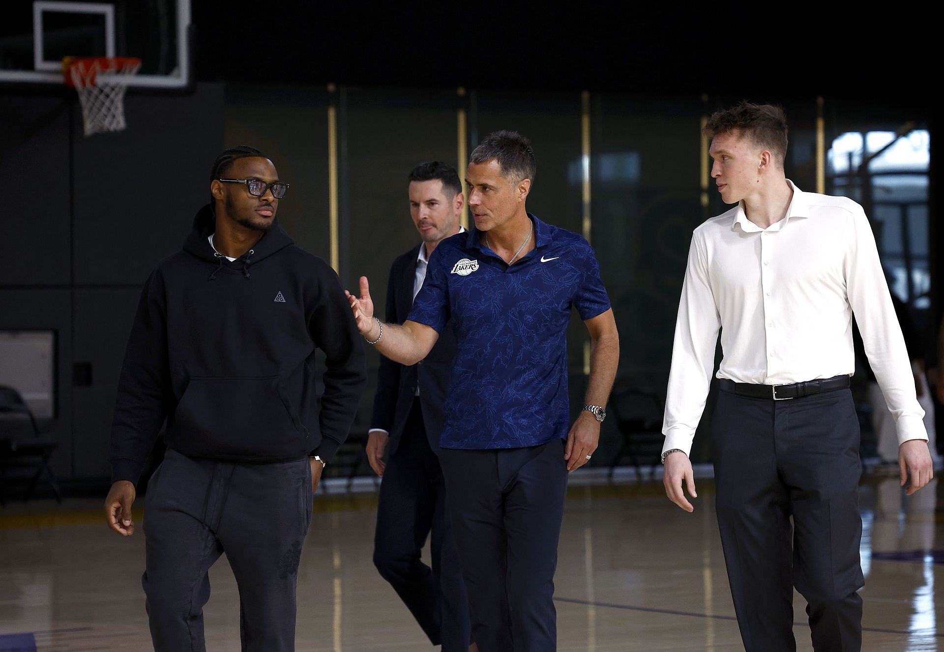 Los Angeles Lakers Introduce Bronny James &amp; Dalton Knecht