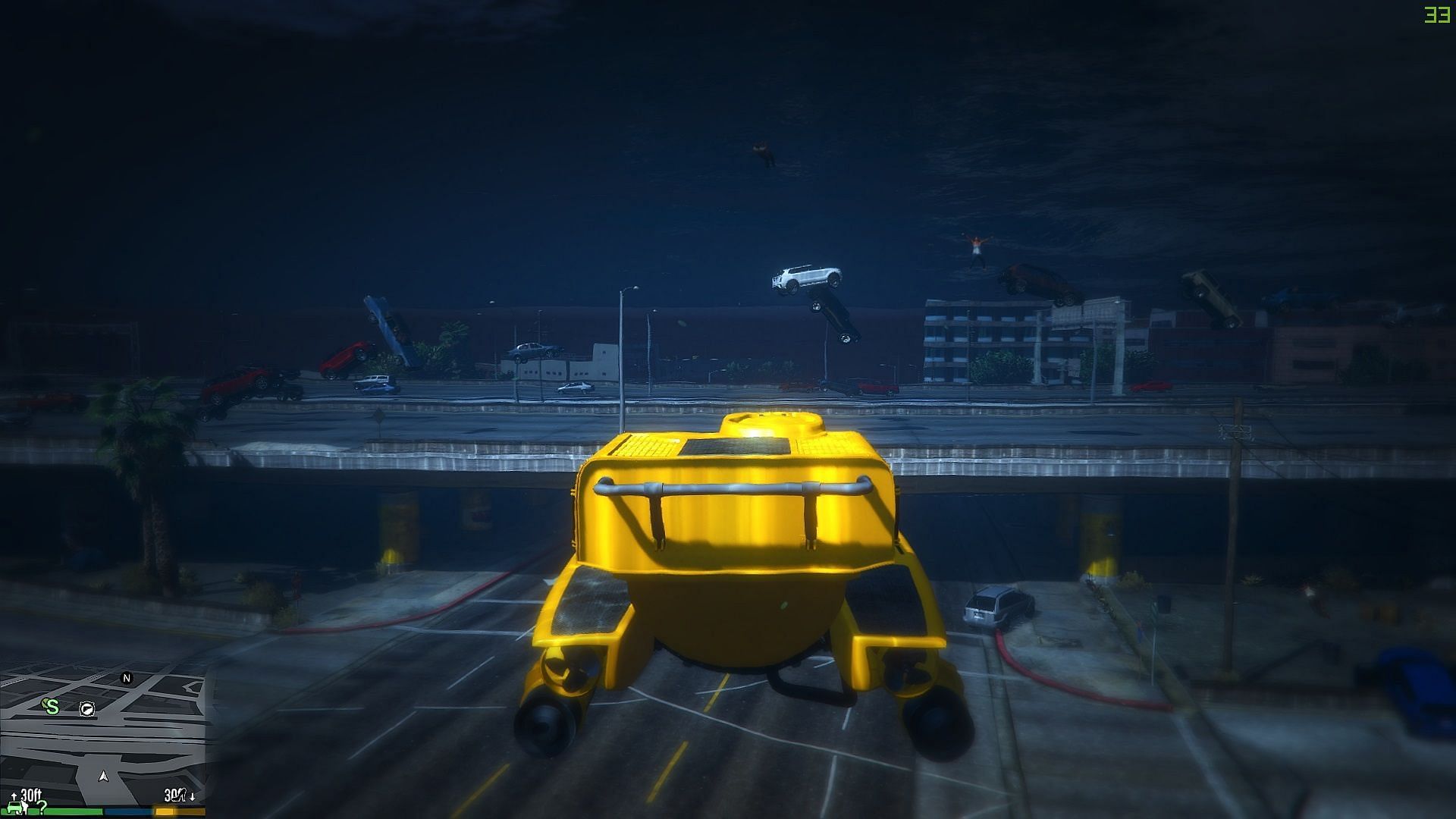 Los Santos under water (Image via Script Mods)