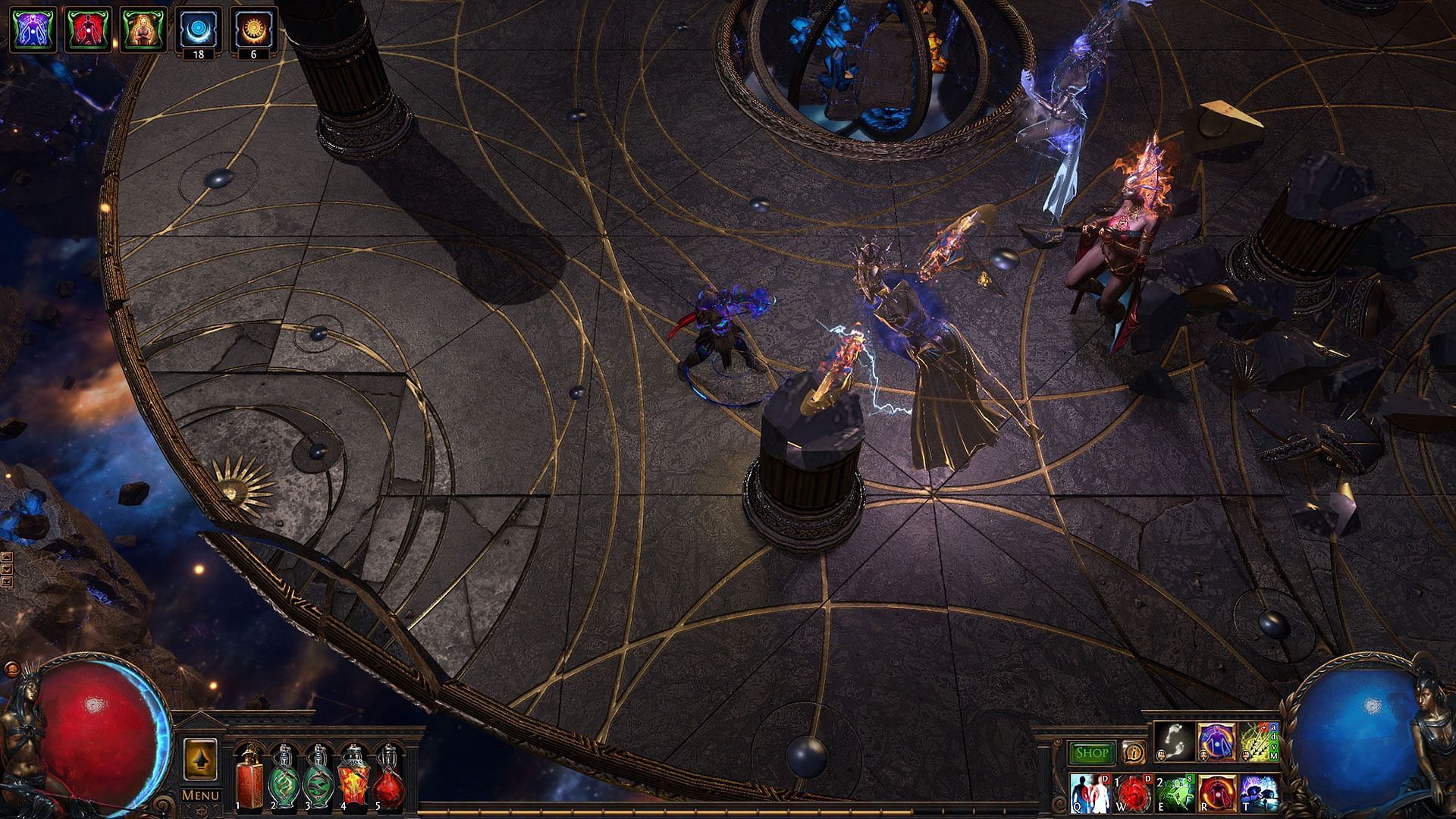 Path of Exile might have the most rewarding late game of any ARPG (Image via Grinding Gear Games)