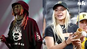 Photo: Rap legend Lil Wayne shares ESPYs award-presenting moment with Paul Skenes' girlfriend Olivia Dunne and Jayden Daniels