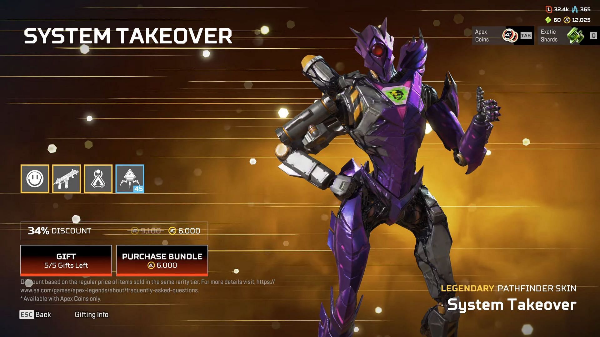 System Takeover Apex Pack Bundle (Image via Respawn Entertainment)