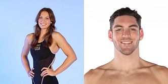 Which are the U.S. colleges with the most Olympic-qualified swimmers for Paris ft. Virginia Cavaliers and California Golden Bears