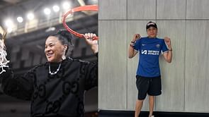 Dawn Staley celebrates "50 years of USA basketball" in style with a formal snap alongside LeBron James, Steph Curry and more
