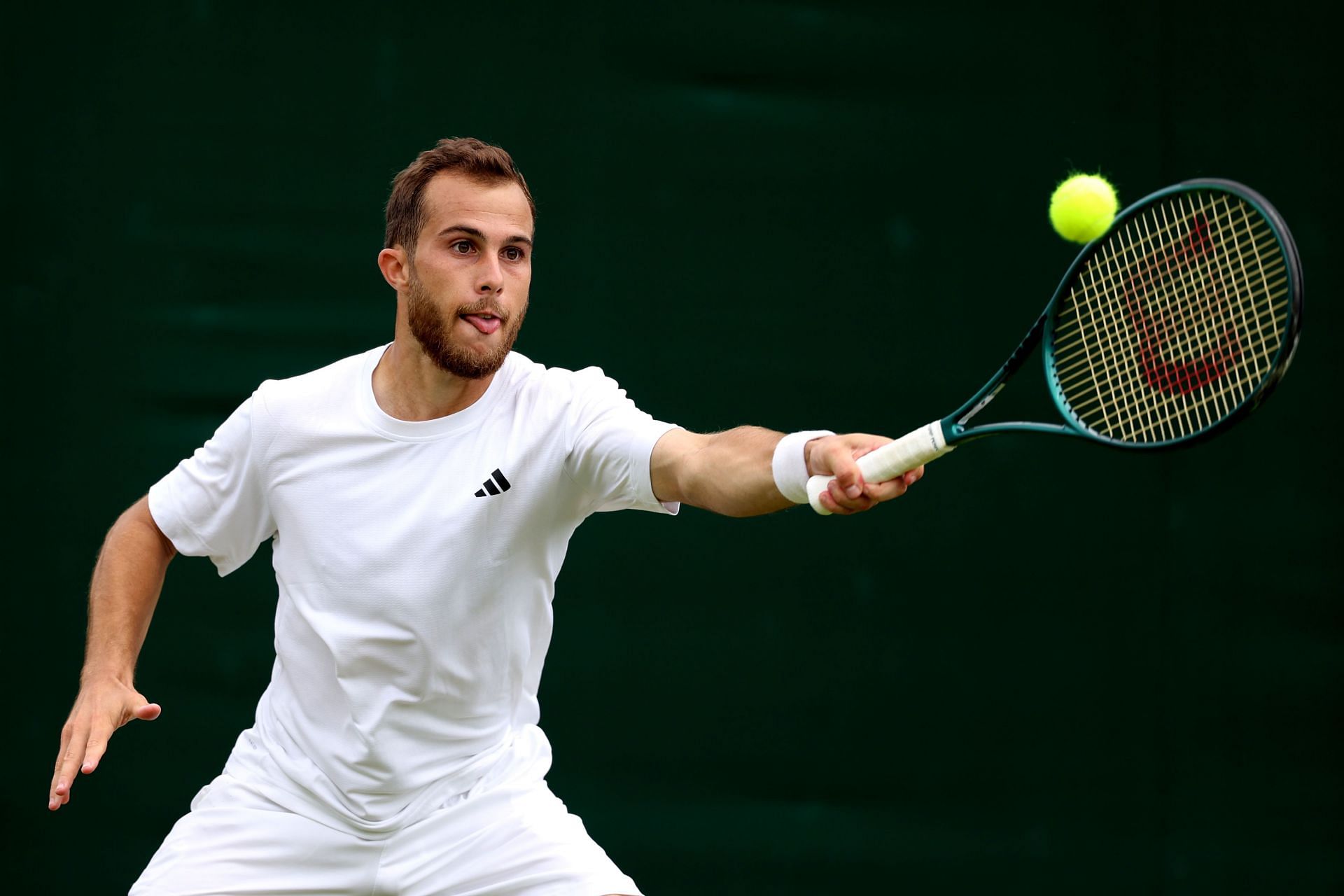 Hugo Gaston at Wimbledon 2024. (Photo: Getty)