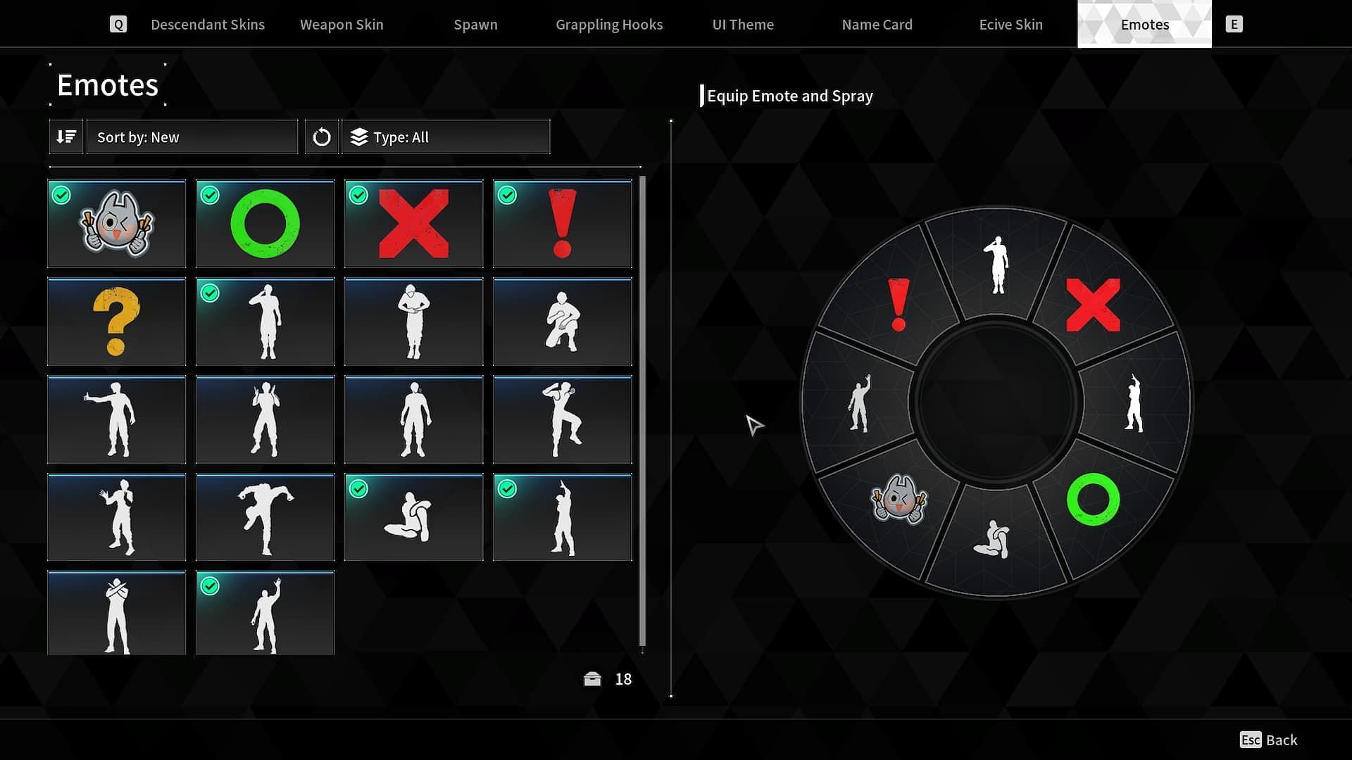 You can customize your emote wheel in The First Descendant (Image via Nexon)