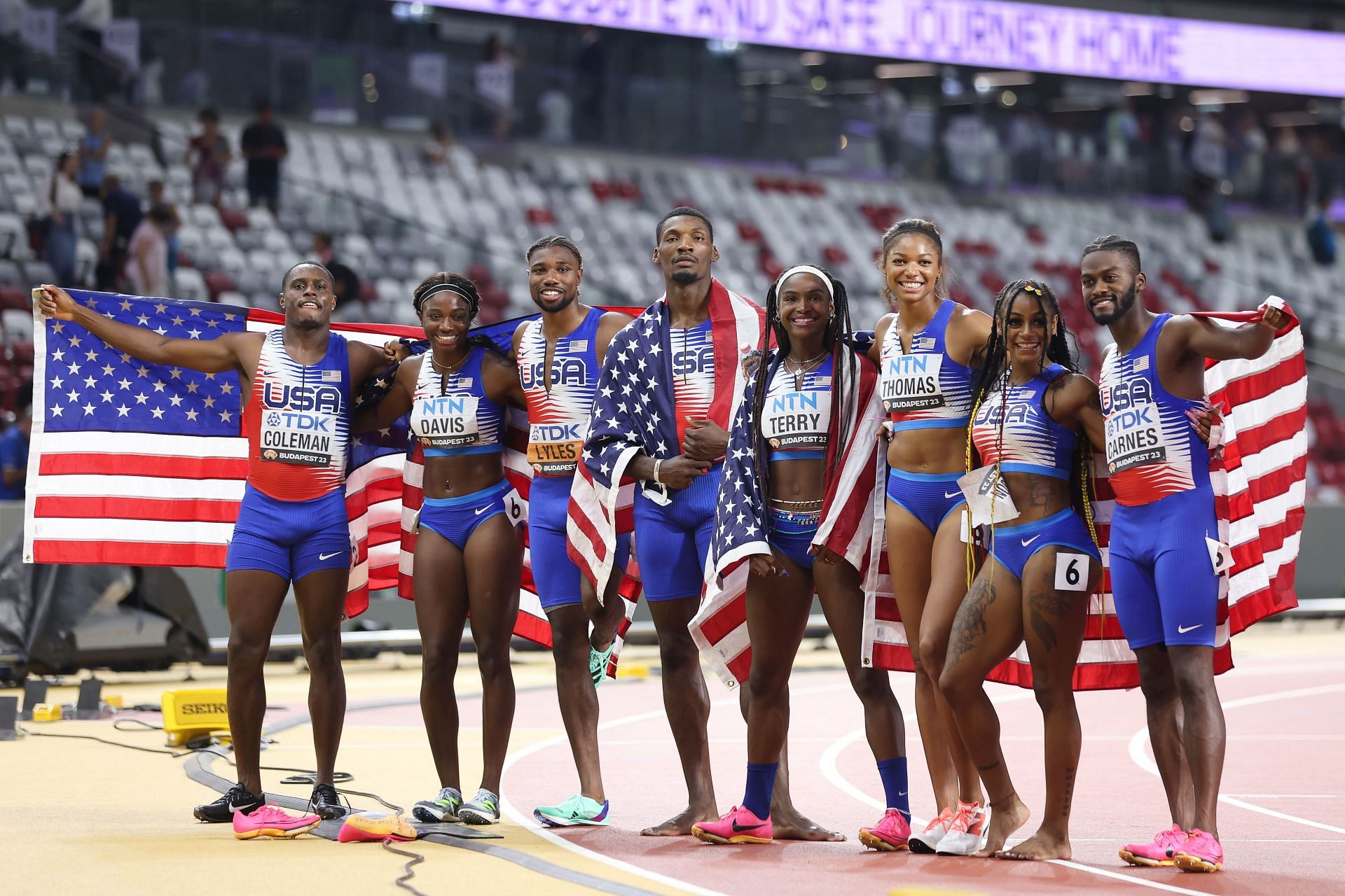 Noah Lyles and Sha&#039;Carri Richardson will hope to win gold at the Paris Olympics (Image via Getty)