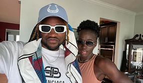 "Junelle don’t let him distract you"- Fans react as Noah Lyles and his girlfriend indulge in rap session while training for Paris Olympics