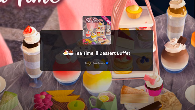 Tea Time Dessert Buffet Codes