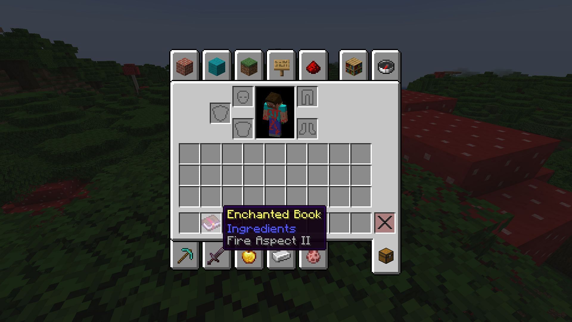 Fire Aspect enchantment (Image via Mojang Studios)