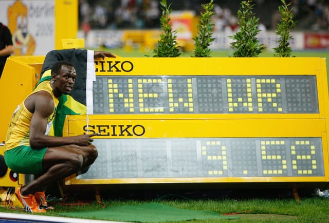 Top 5 men's 100m races of all time ft. 2012 London Olympics Finals ...