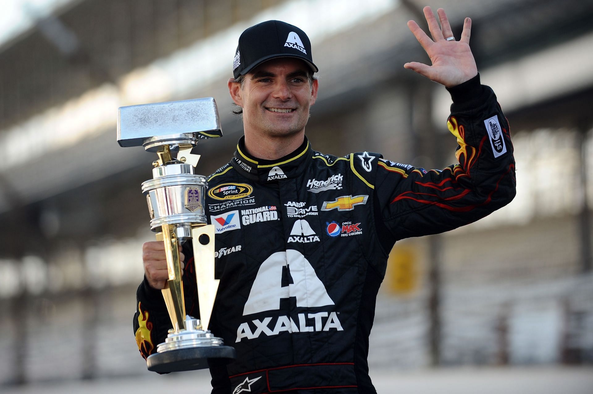 Jeff Gordon in Indianapolis in 2014. (Photo via Getty)