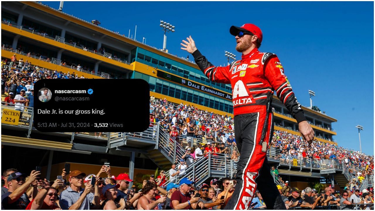 Fans react to Dale Earnhardt Jr.