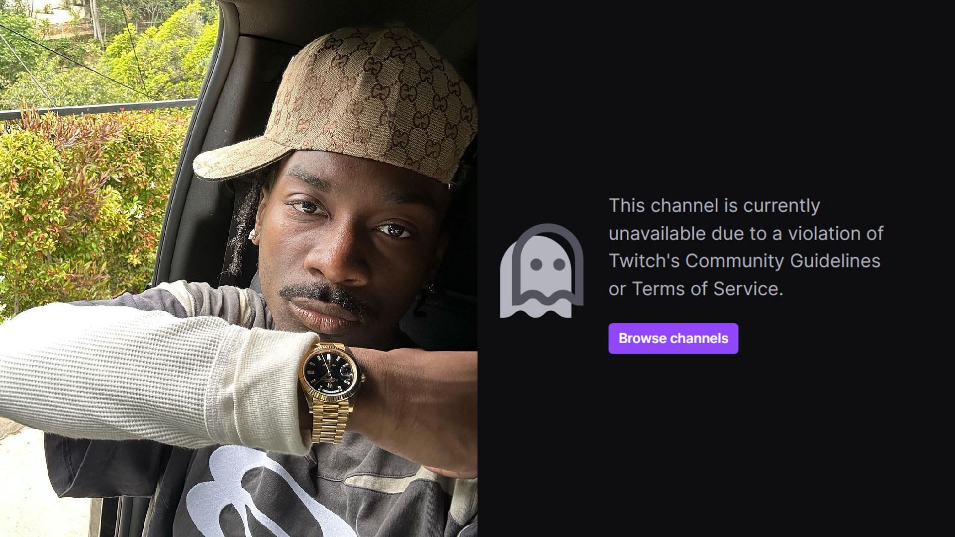 Twitch bans BruceDropEmOff for the second time in a week