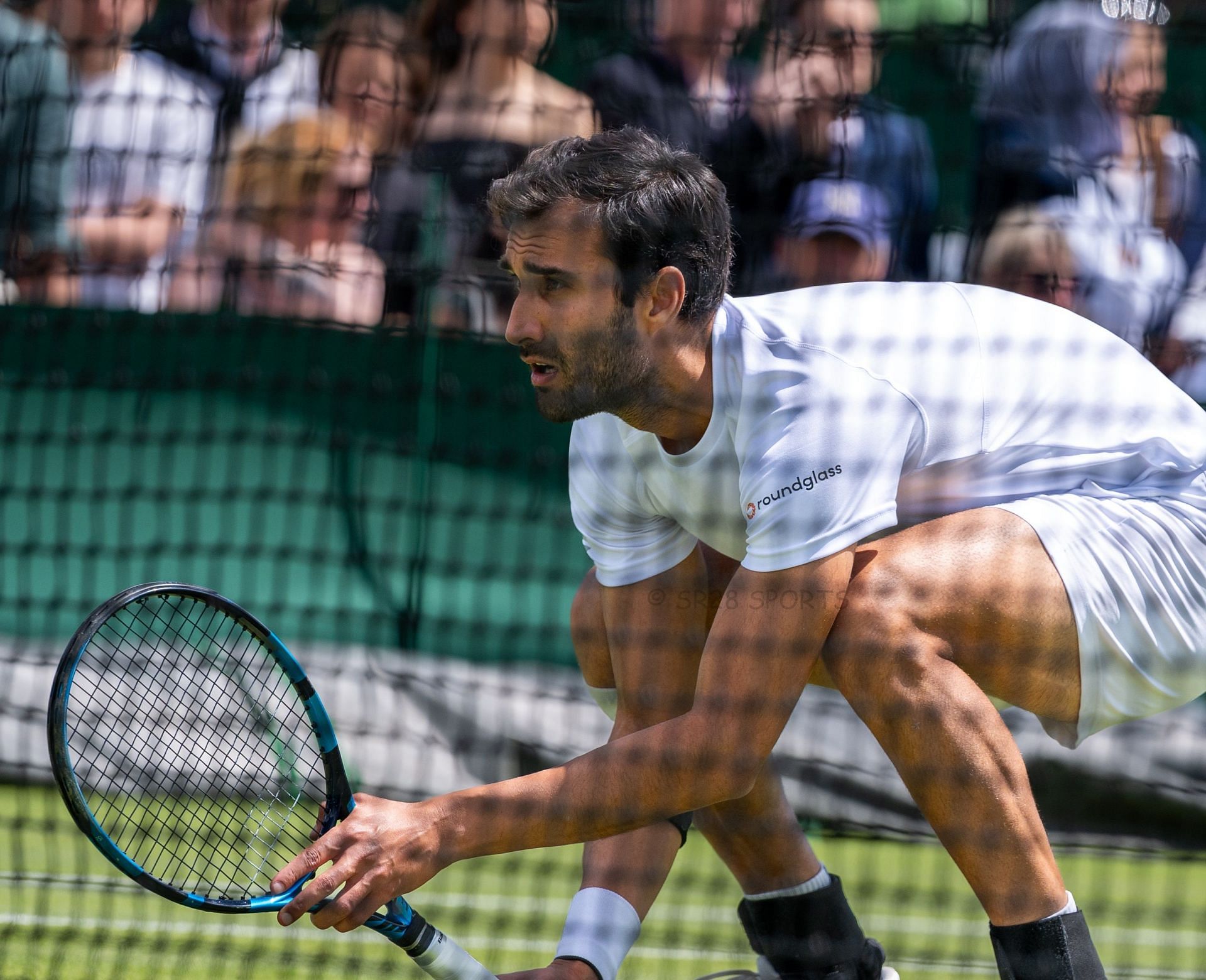 Yuki Bhambri at Wimbledon 2024 - Image Credit: Priyan Rajendhiran