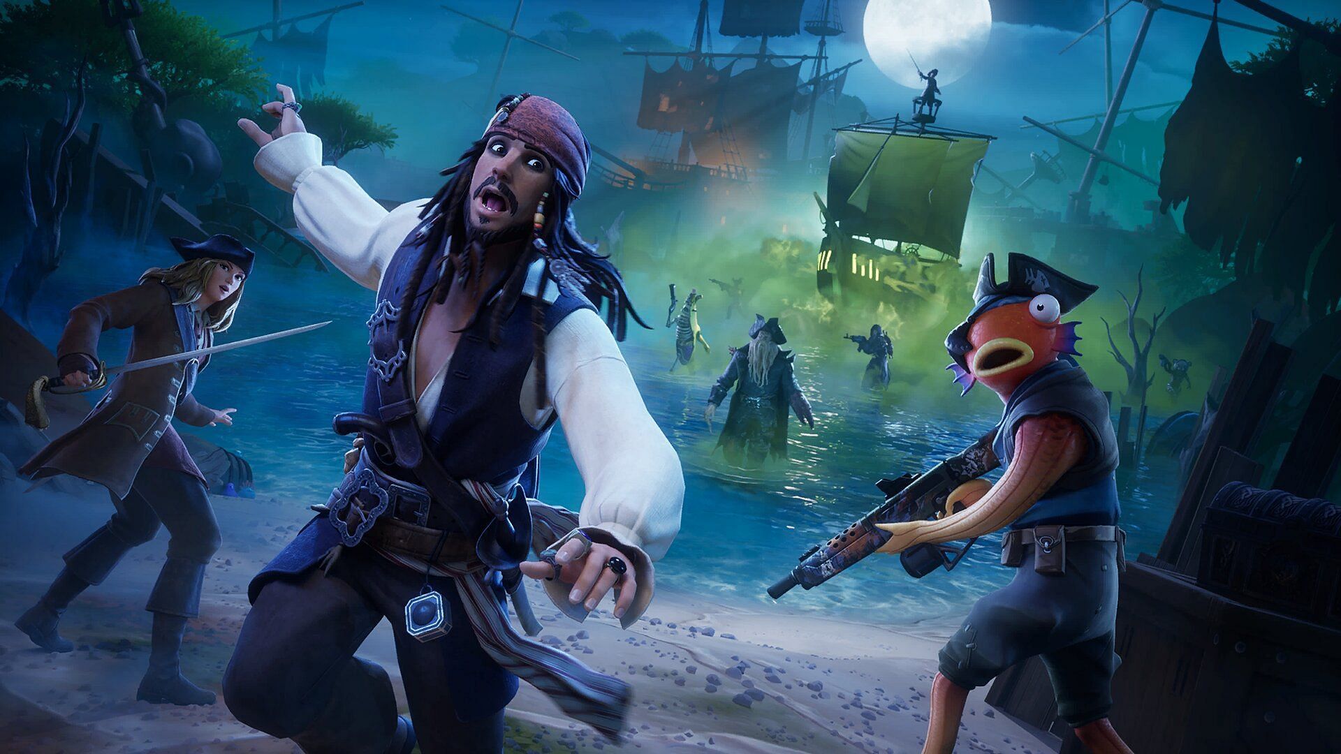 Fortnite leaks showcase upcoming Pirates of the Caribbean glider