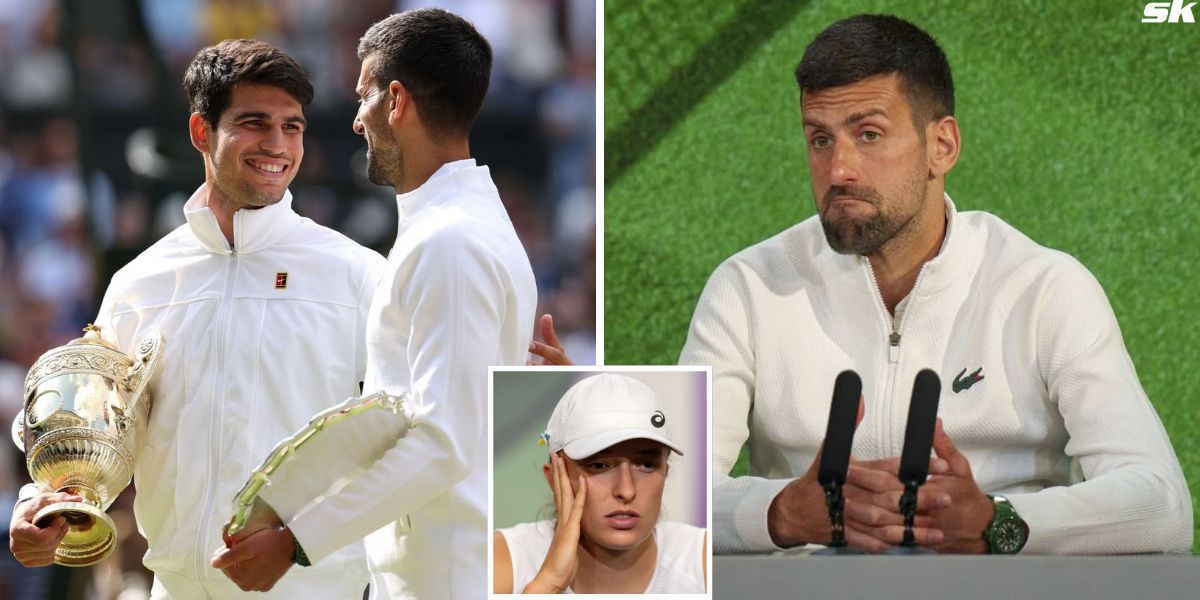 Novak Djokovic lost to Carlos Alcaraz in the Wimbledon 2024 final