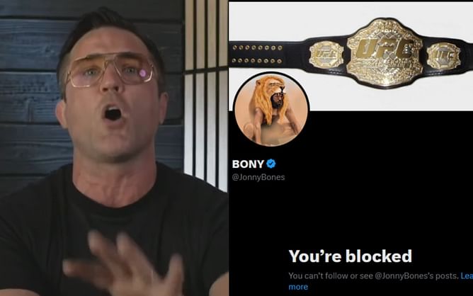 Chael Sonnen goes on tweet rampage, reacts after allegedly being blocked by Jon Jones on X: "What a coward LOL"